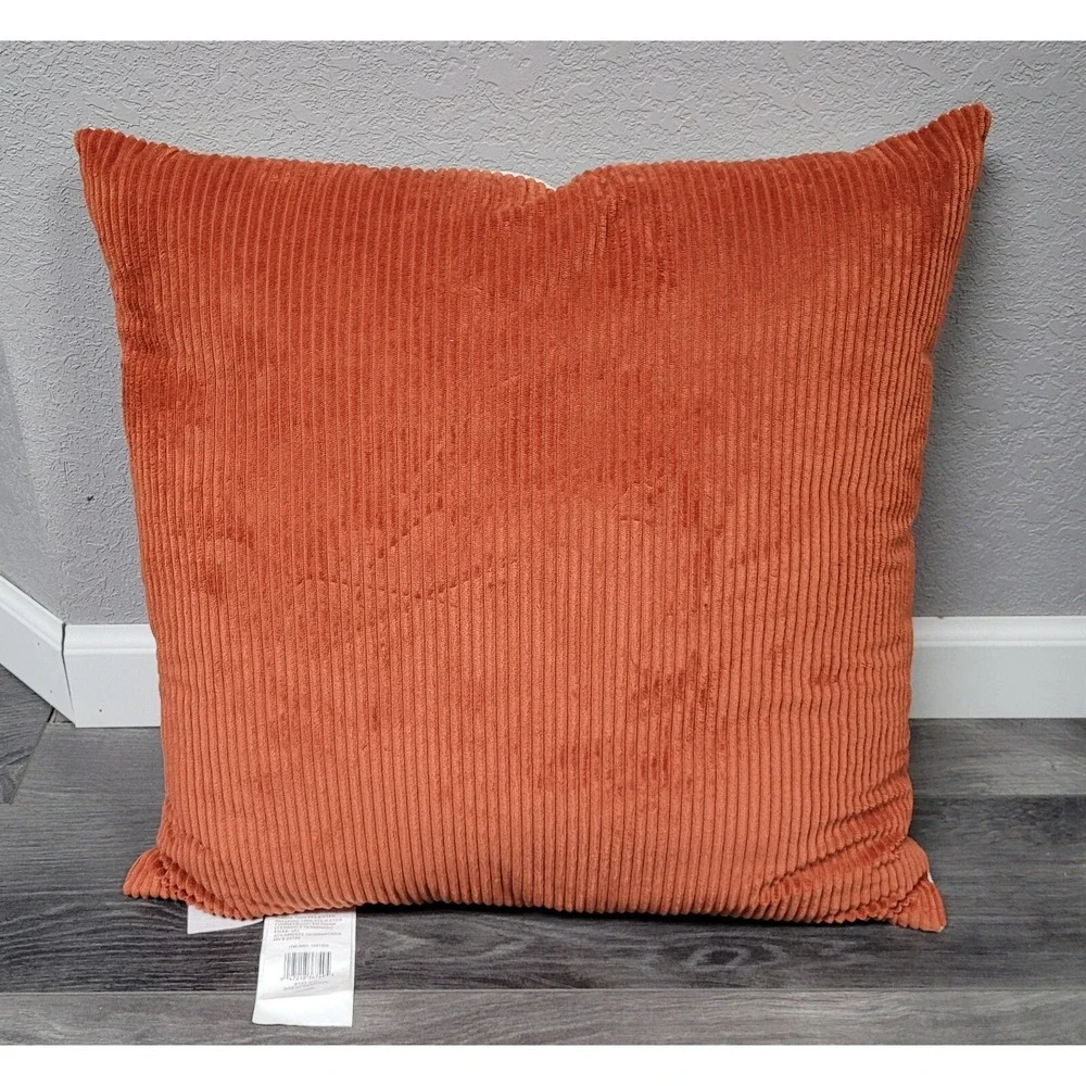 Oeko-Tex Great Pumpkin Decorative Pillow 18 x 18 inches Fall